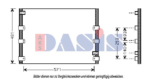 AKS DASIS Lauhdutin, ilmastointilaite 212019N